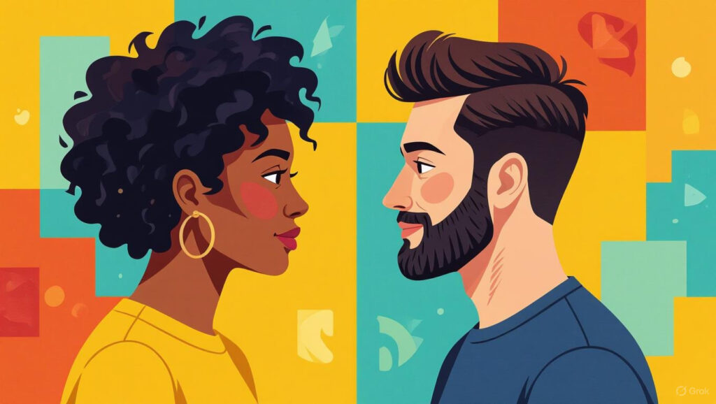 Staring at Each Other in Google Slides