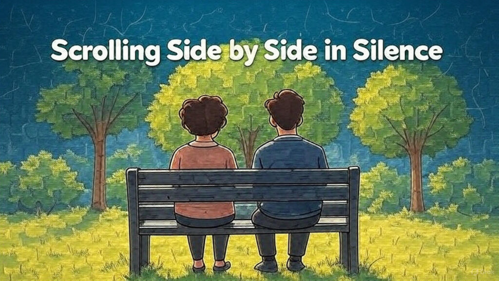 Scrolling Side by Side in Silence